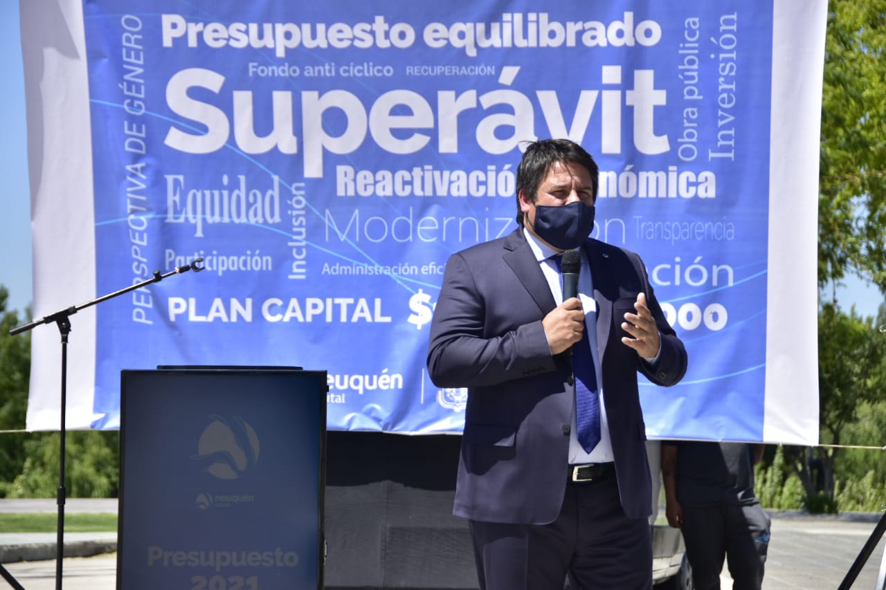 Mariano Gaido presenta el presupuesto municipal de Neuquén 2021