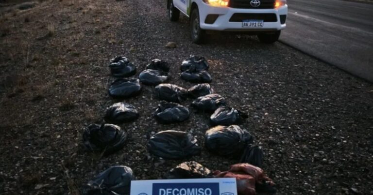 Secuestran más de 100 kilos de carne ilegal en la Ruta 23