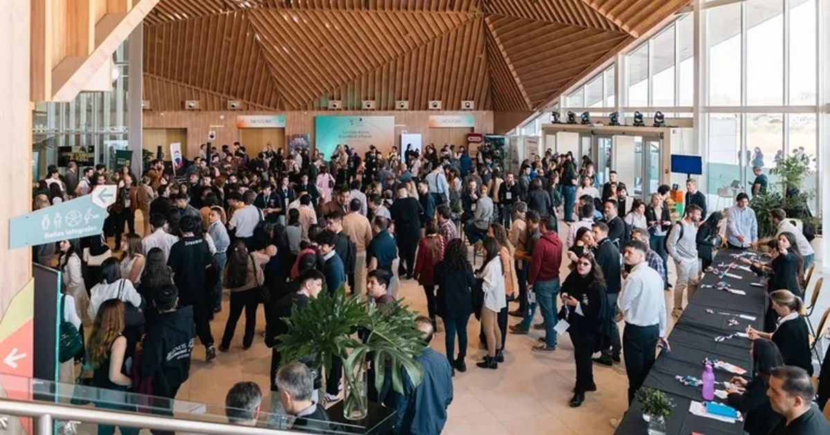 Emprendedores durante una instancia de networking del ecosistema patagónico