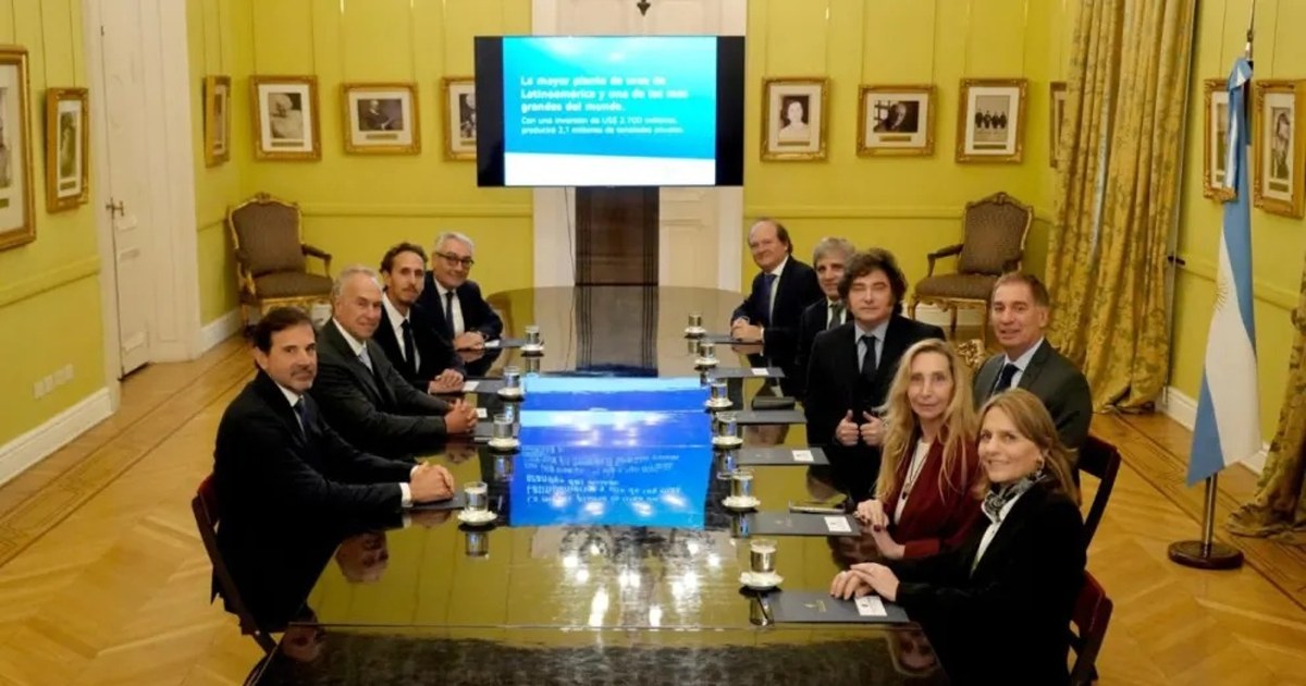 Vista del futuro complejo de la planta de urea en el área portuaria de Bahía Blanca, sobre 80 hectáreas