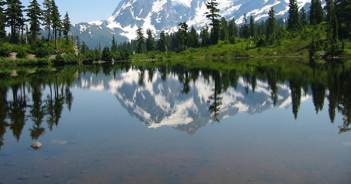 Paisaje de Villa La Angostura nevada, el destino cordillerano donde descansa la vicepresidenta