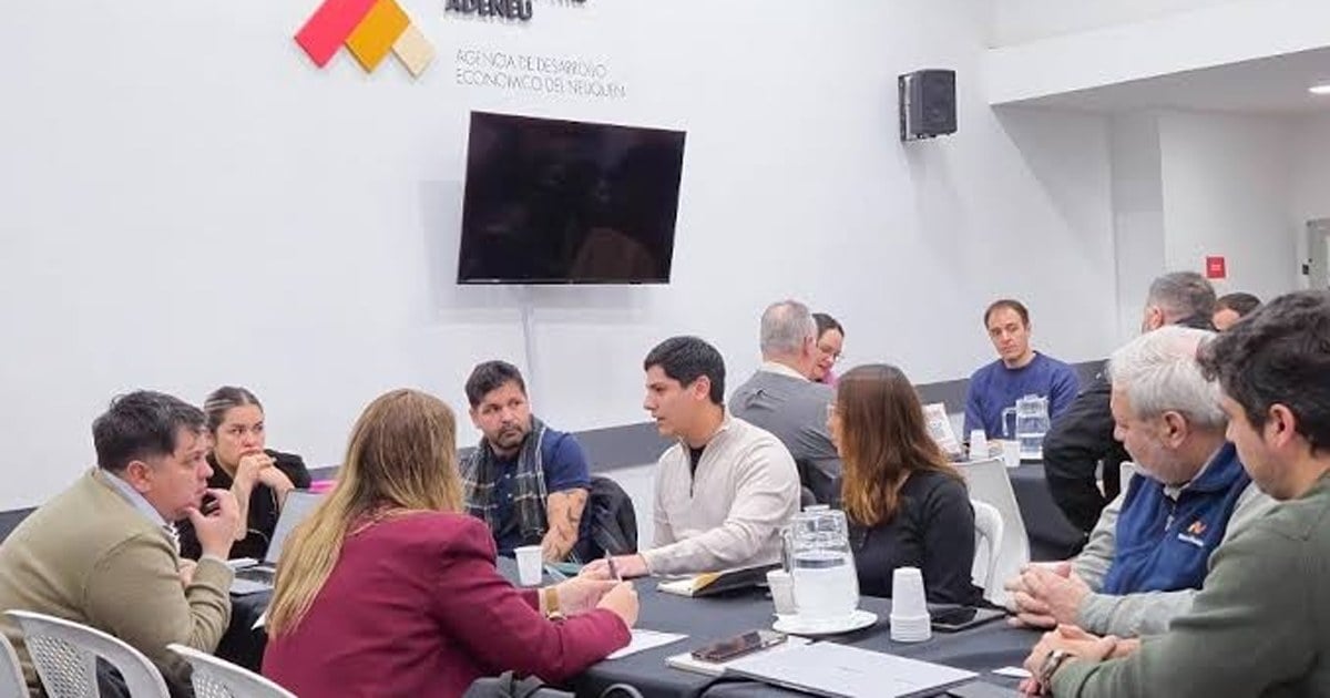Empresarios pymes y referentes de compras de operadoras conversan en una ronda de negocios del Centro PyME-Adeneu