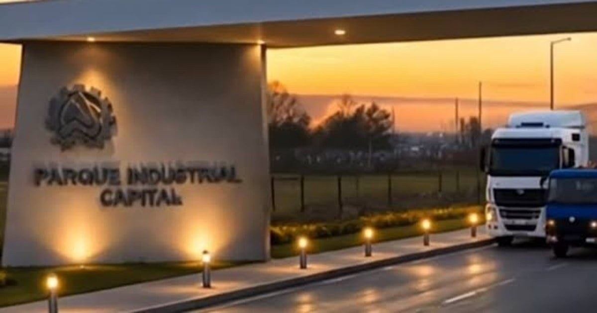 Gastón Contardi, funcionario municipal de Neuquén, durante una entrevista sobre el parque industrial